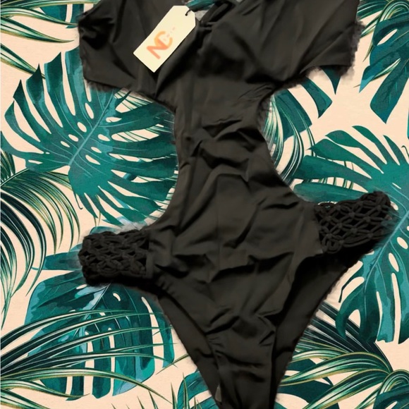 BNWT crotchet monokini - black - Picture 4 of 5